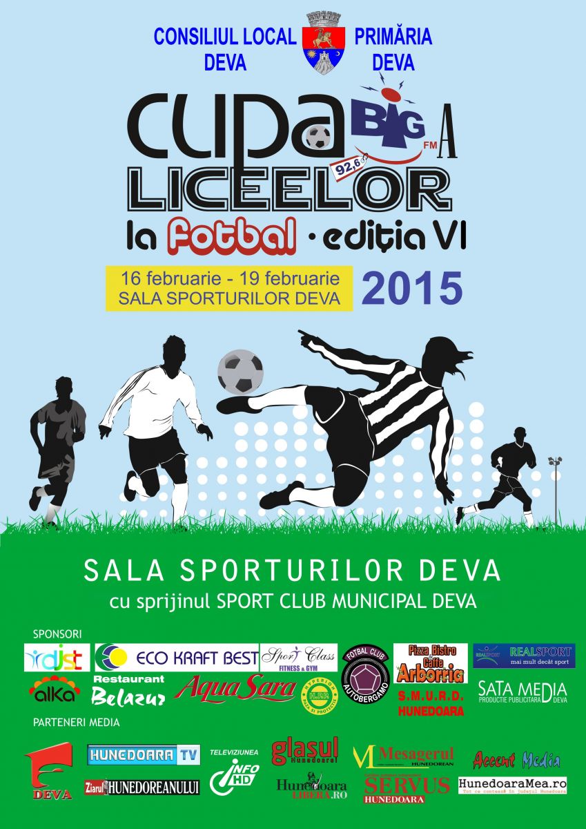 Luni ia startul Cupa Big a liceelor la fotbal