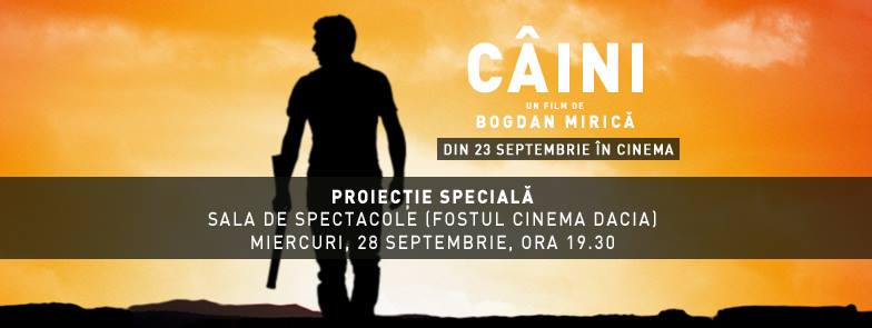 Filmul „Câini” va fi proiectat în această seară în orașul Hațeg