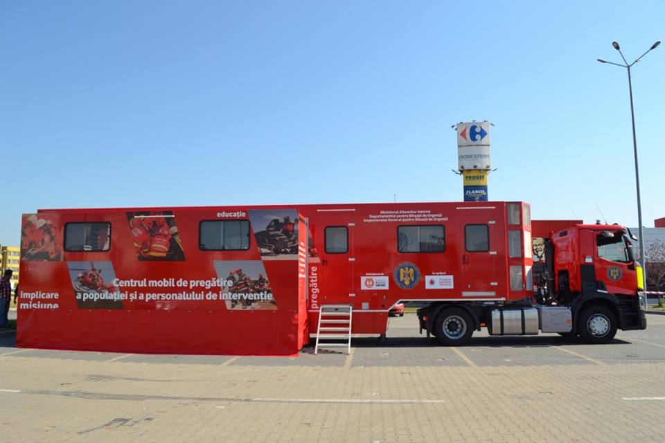 Caravana “Fii pregătit!” ajunge în județul Sibiu