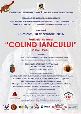 Cluj Napoca: Festivalul Naţional „Colind Iancului” a ajuns la cea de-a XXII-a ediţie
