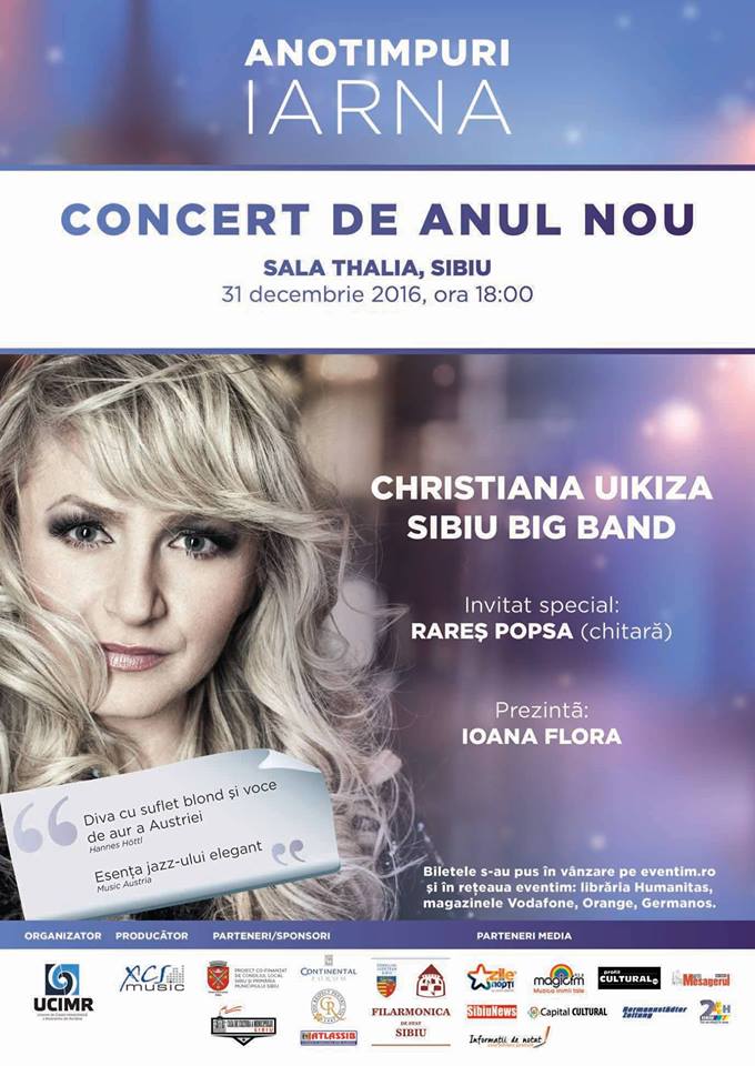 Concert de Anul Nou în Sibiu (31 decembrie, ora 18)