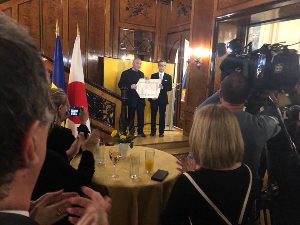 Decorație pentru directorul general al Teatrului Național „Radu Stanca” Sibiu