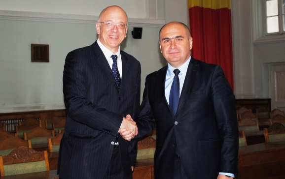 Ambasadorul Germaniei, în vizită la Primăria Oradea