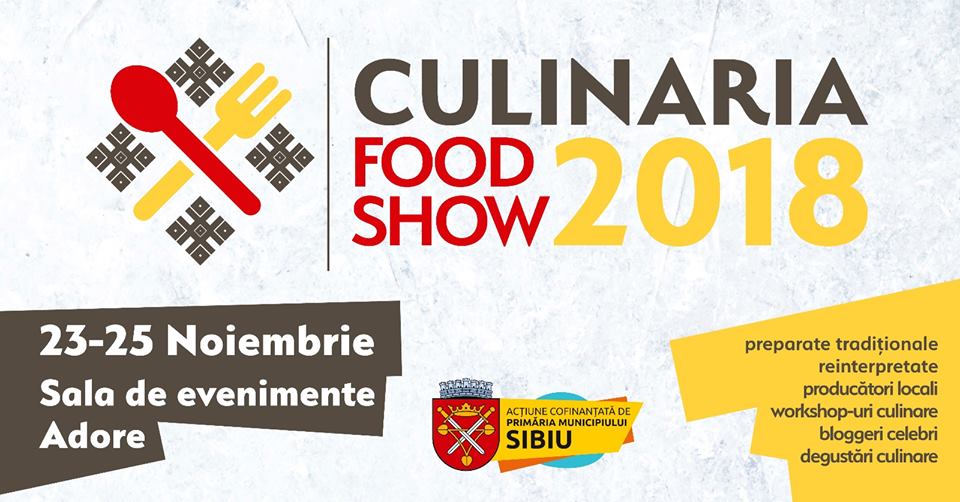 Culinaria Food Show (Sibiu, 23-25 noiembrie)