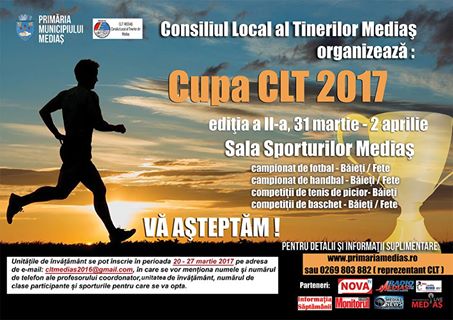 Mediaș: Începe Cupa CLT 2017 (ediţia a 2-a)