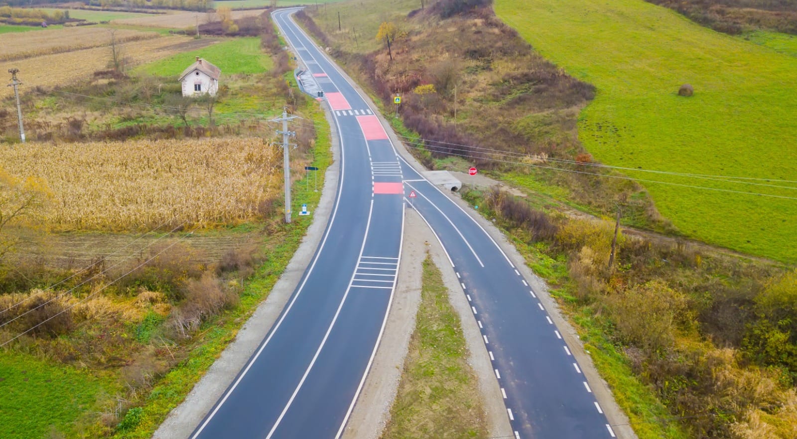 Drumul județean 106 Agnita – Sighișoara a fost reabilitat și modernizat