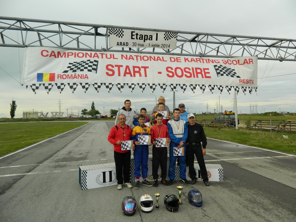 Paltul Copiilor Baia Mare, pe locul 6 la prima etapă a Campionatului Național de Karting Școlar