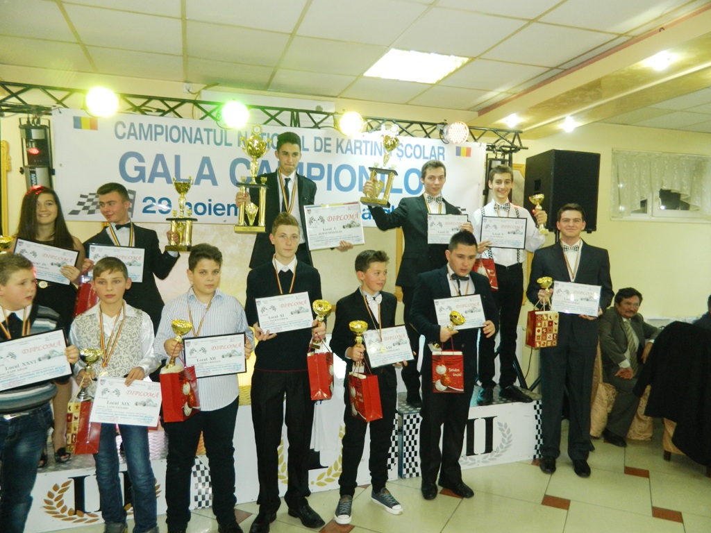 Palatul Copiilor Baia Mare, locul 3 la Gala Campionilor CN de karting școlar