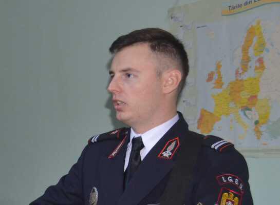 Locotenentul Dan Lazăr (ISU Sălaj), erou salvator