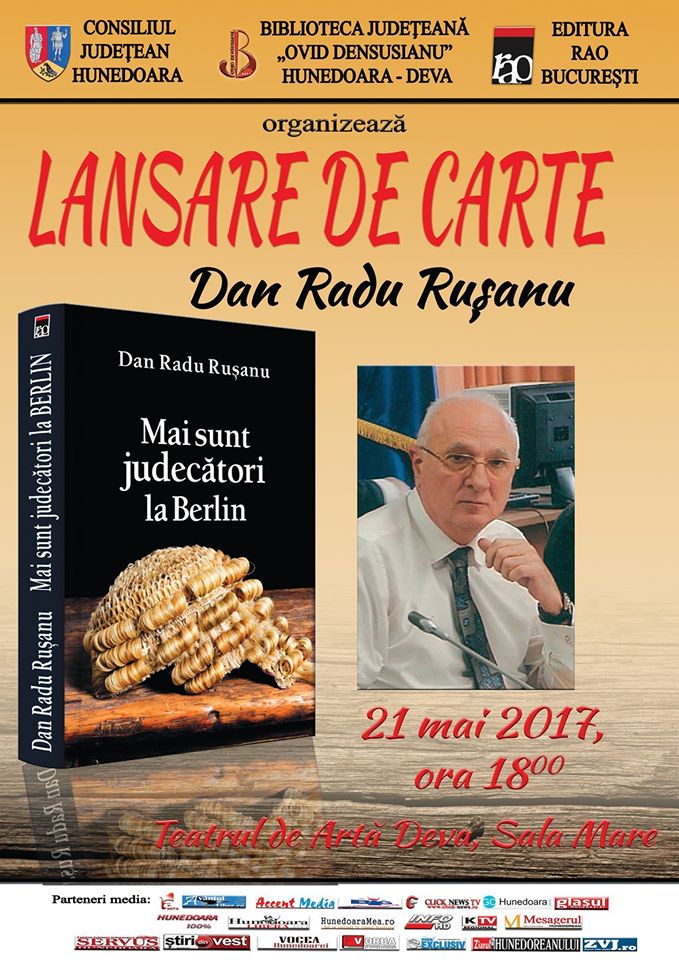 Lansare de carte Dan Radu Rușanu la Deva