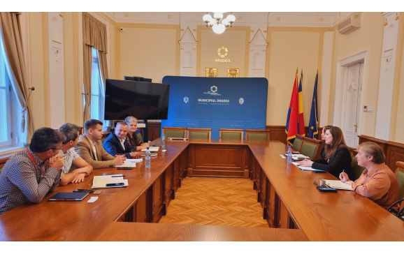 Delegație americană în vizită la Primăria Oradea
