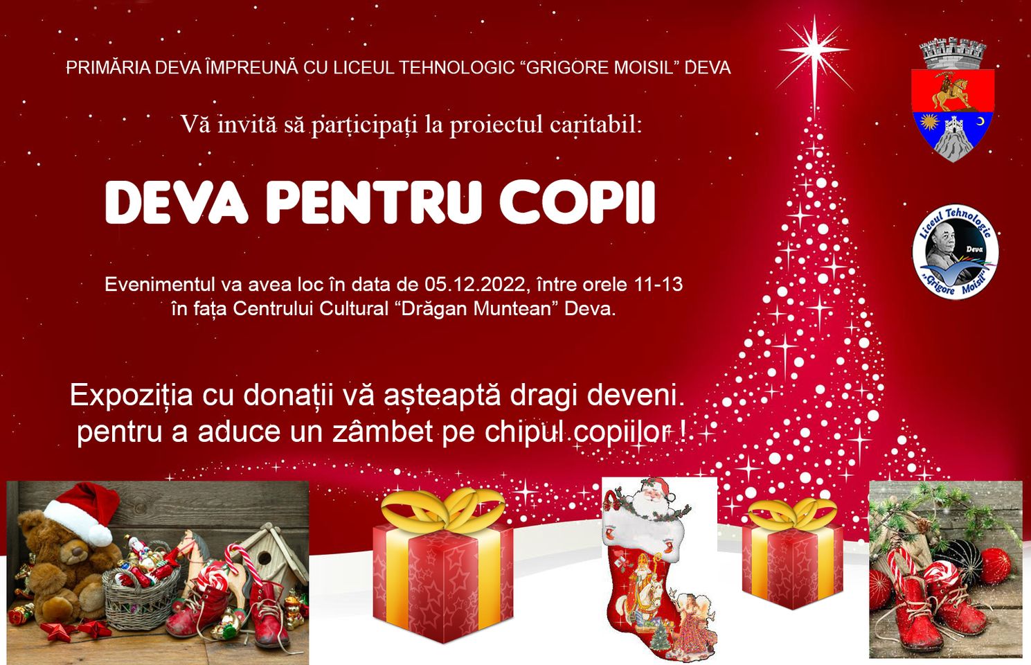 Devenii sunt invitați la evenimentul caritabil „Deva pentru copii”