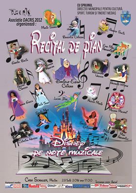 Mediaș: Recital de pian „Disney pe note muzicale”