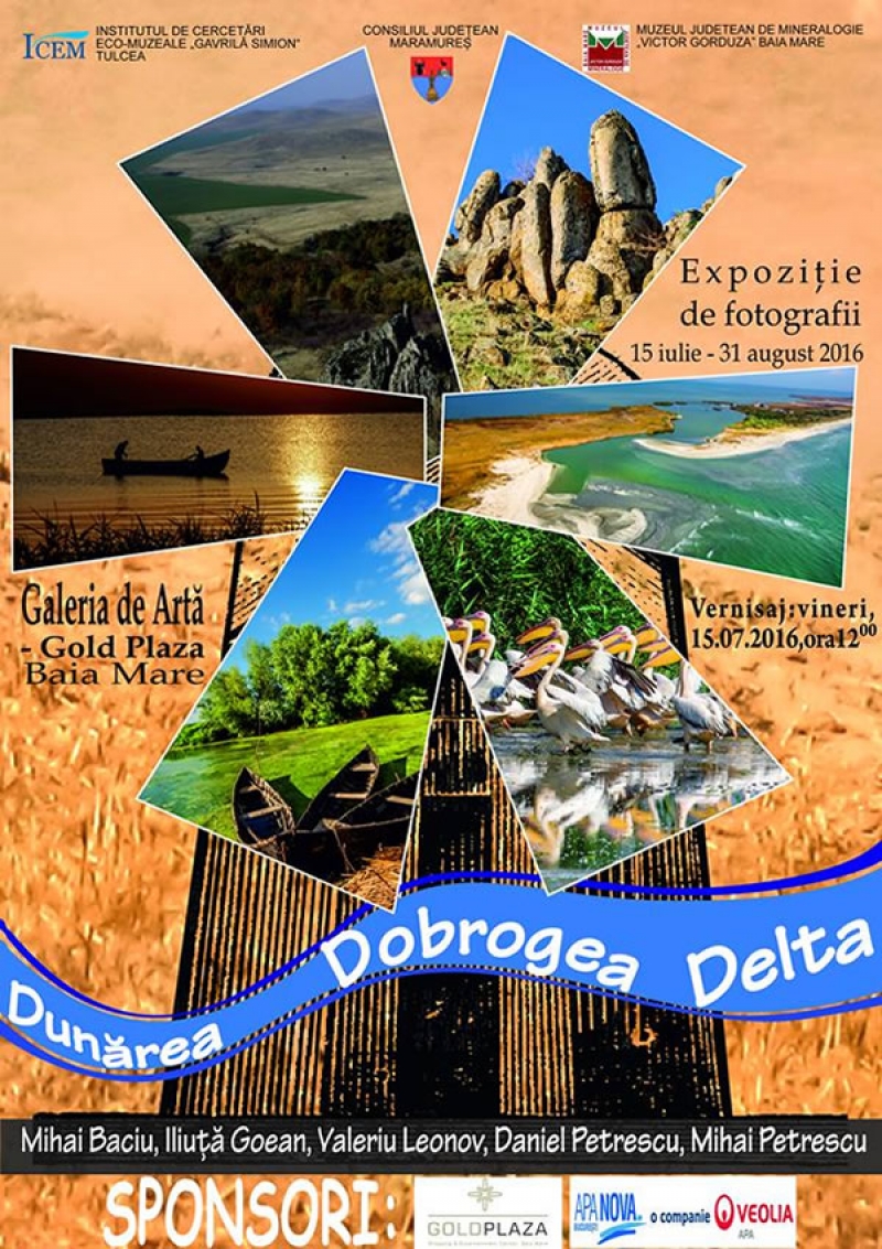 „Dunărea, Dobrogea, Delta” în imagini expuse în Maramureș