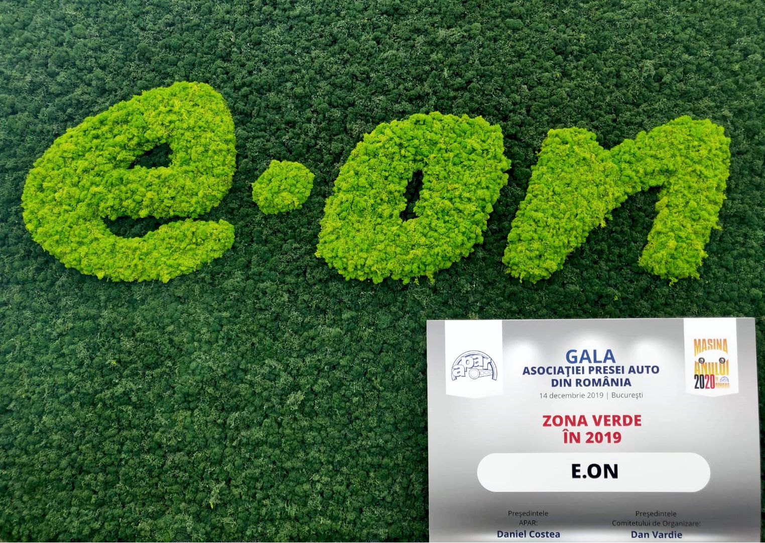 Zona verde în 2019 este premiul acordat companiei E.ON România!
