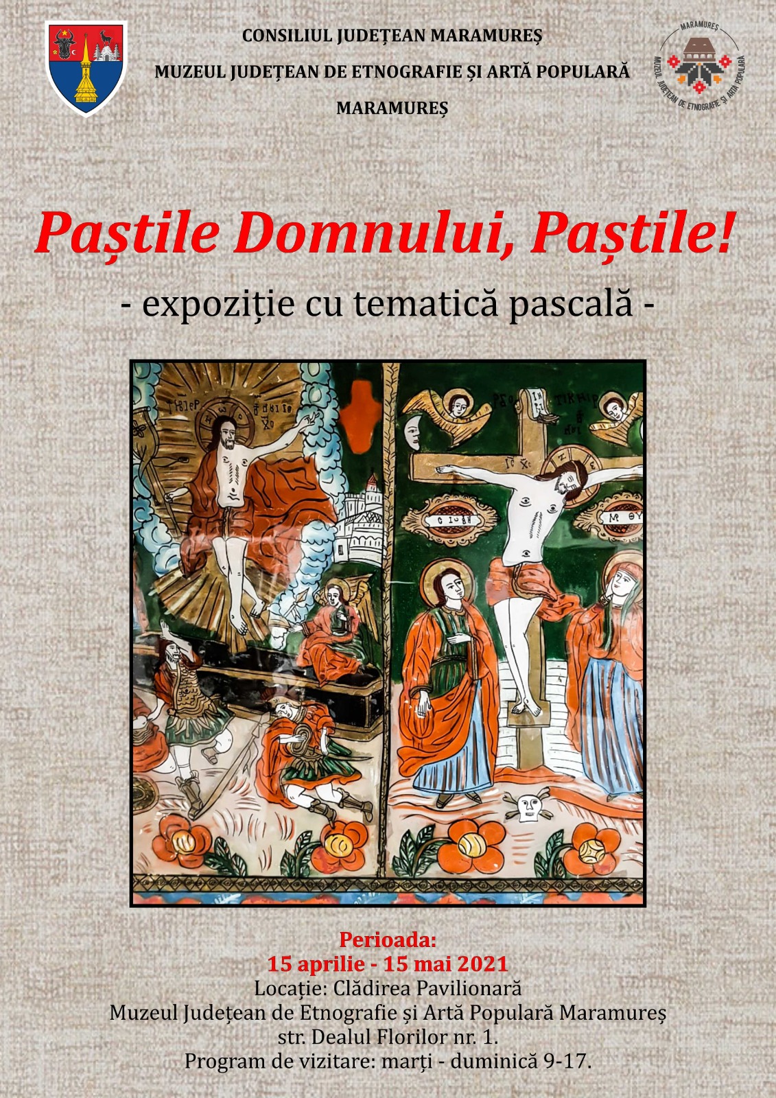 Microexpoziție cu tematică pascală la Muzeul Județean de Etnografie și Artă Populară Maramureș