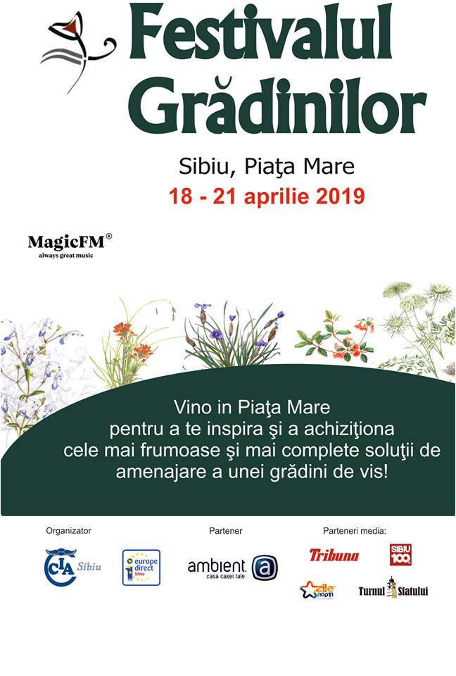 Sibiul găzduiește Festivalul Grădinilor