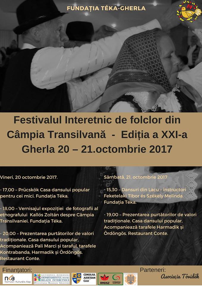 Gherla va găzdui Festivalul Interetnic de Folclor din Câmpia Transilvaniei