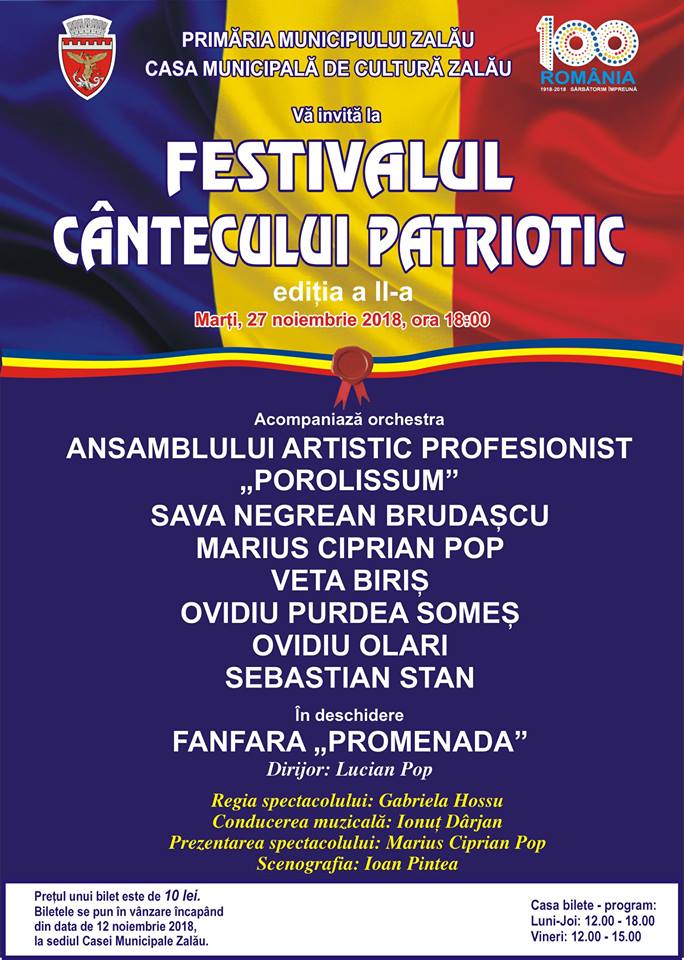 „Festivalulul Cântecului Patriotic” la Zalău