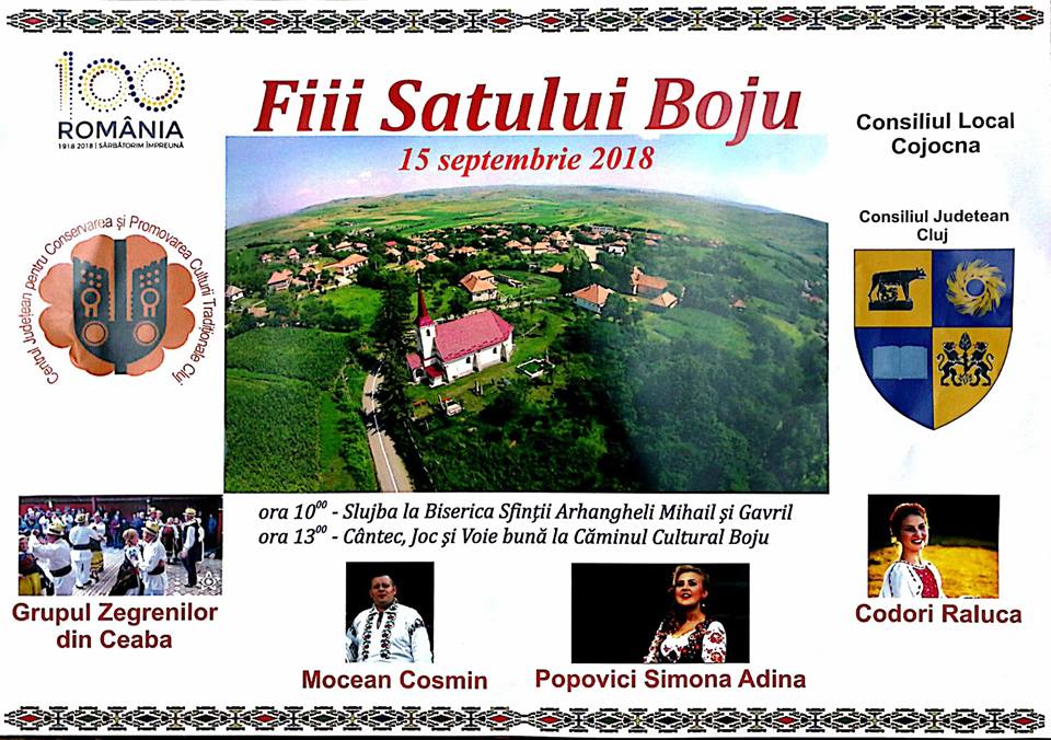 Fiii satului Boju (sâmbătă, 15 septembrie)