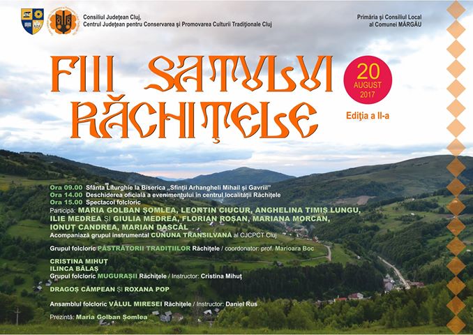 Sărbătoarea „Fiii satului Răchițele” (duminică, 20 august)