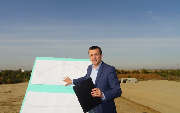 Oradea: Stadiul lucrărilor la continuarea drumului rapid spre DN19