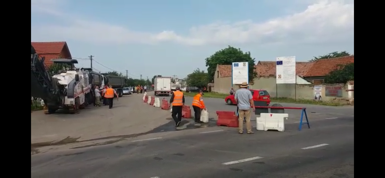 Atentie soferi! Circulatie deviata pe DN1, la Lancrăm, pentru 30 de zile!