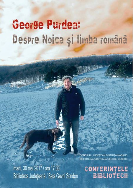 Conferință George Purdea la Bistrița
