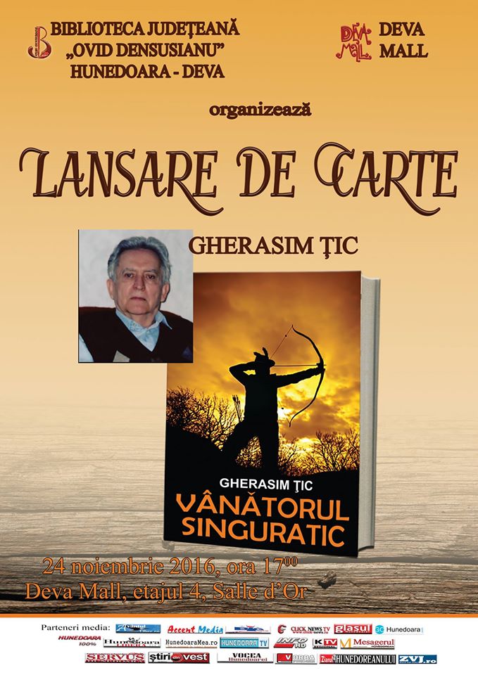 Deva: Lansare de carte – Gherasim Țic