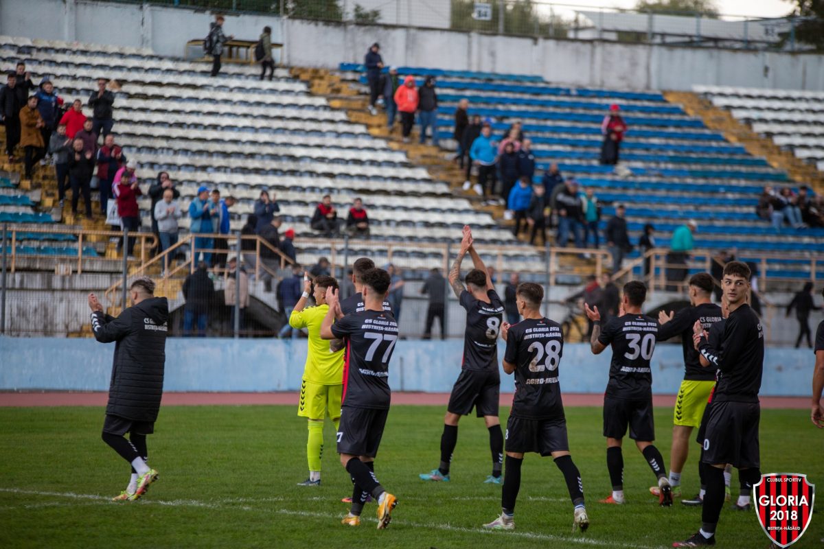 Succes în Liga 3 obținut de Gloria Bistrița