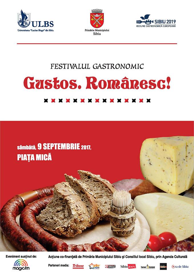 Sibiul găzduiește prima ediție a evenimentului gastronomic „Gustos. Românesc!”