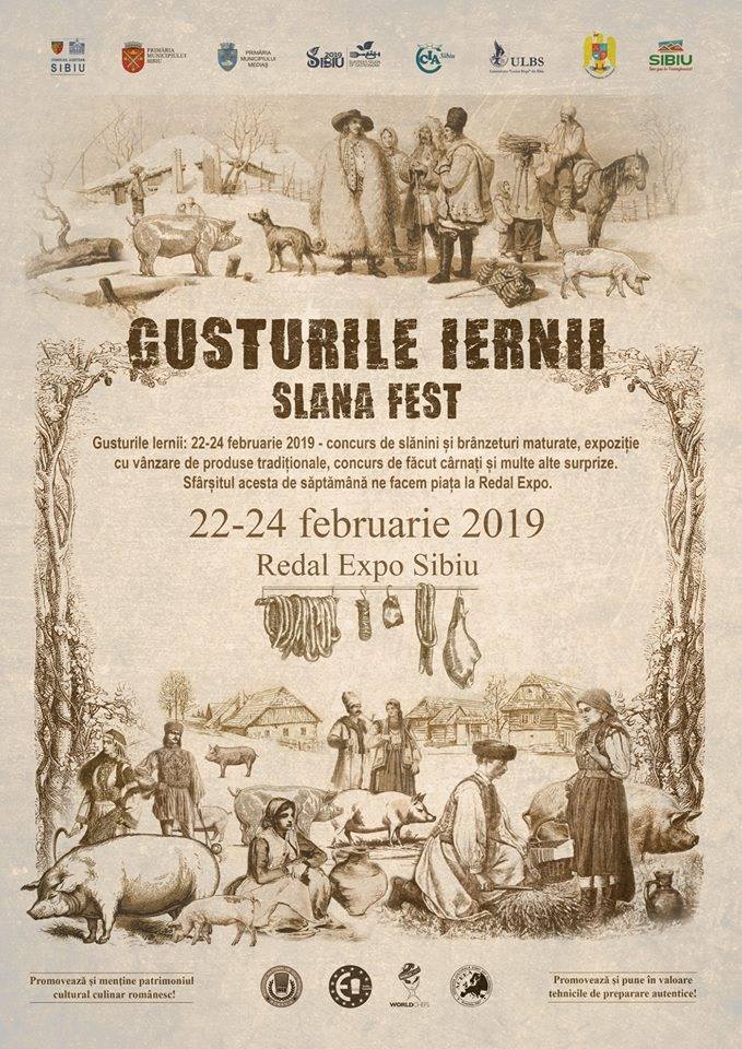 Consorțiul Sibiu Regiune Gastronomică Europeană 2019 organizează, în perioada 22-24 februarie, evenimentul „Gusturile Iernii”
