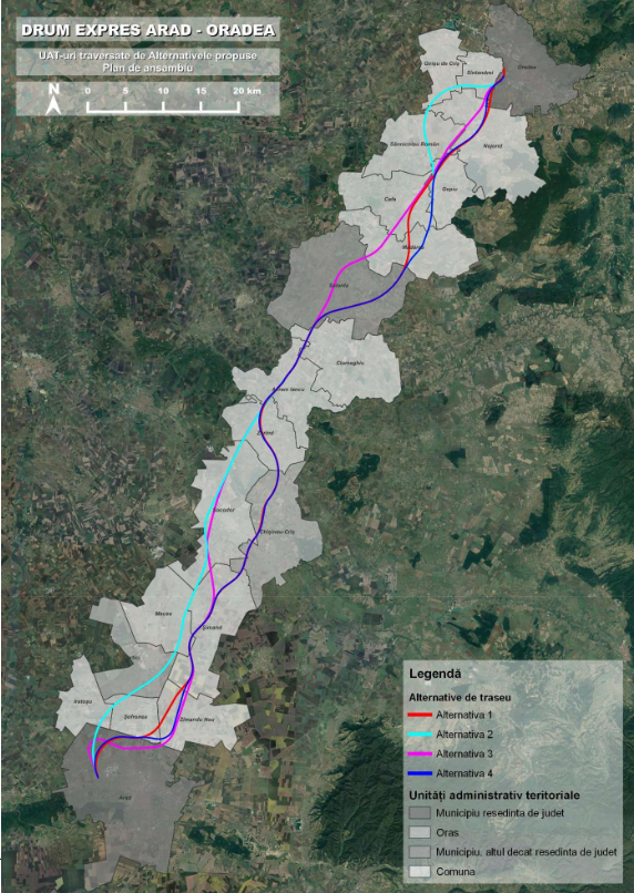 Un nou pas spre realizarea drumului expres Arad – Oradea