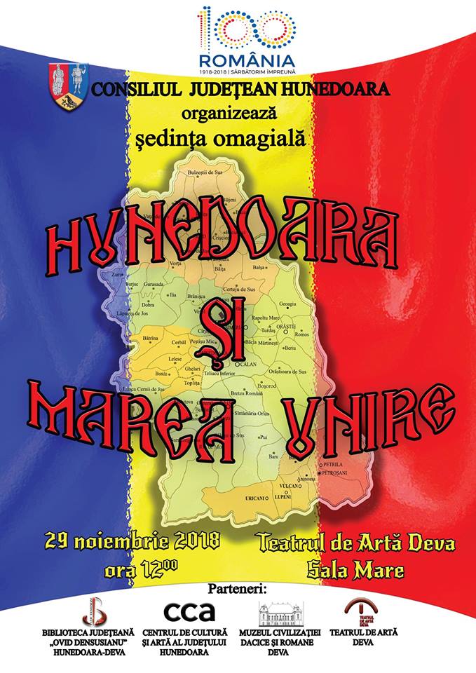 Hunedoara și Marea Unire – ședință omagială