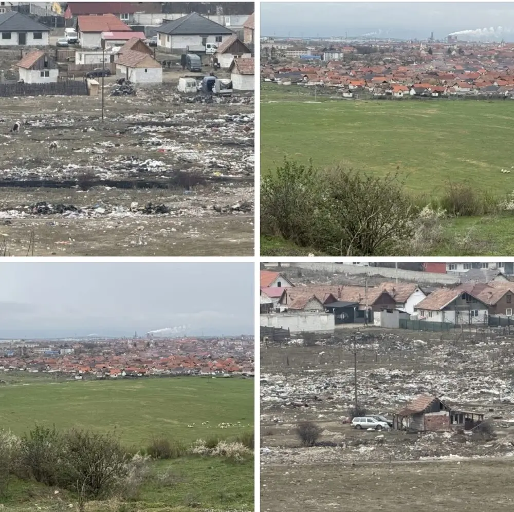 50.000 de kg (50 de tone) de gunoaie a ridicat Primăria Sebeș din cartierul romilor!