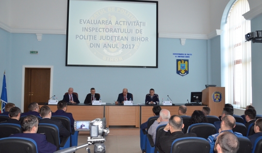 Evaluarea activității IPJ Bihor în anul 2017