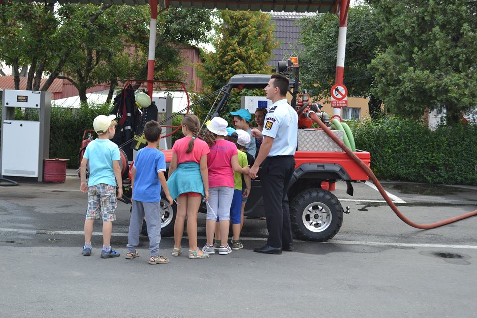 Copii in vizită la ISU Sibiu