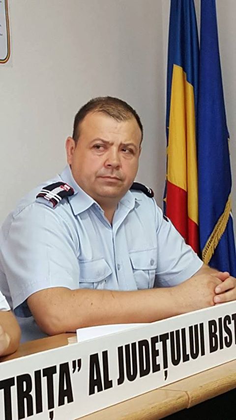 Ilie Rînziș, noul adjunct al inspectorului șef al ISU Bistrița-Năsăud