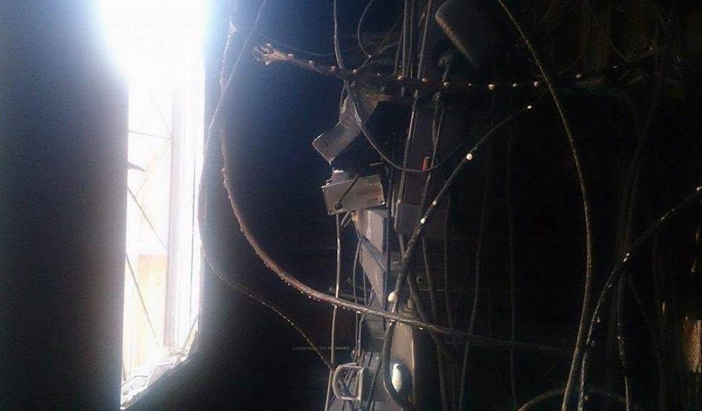 Incendiu la televiziunea locală din orașul Bălan