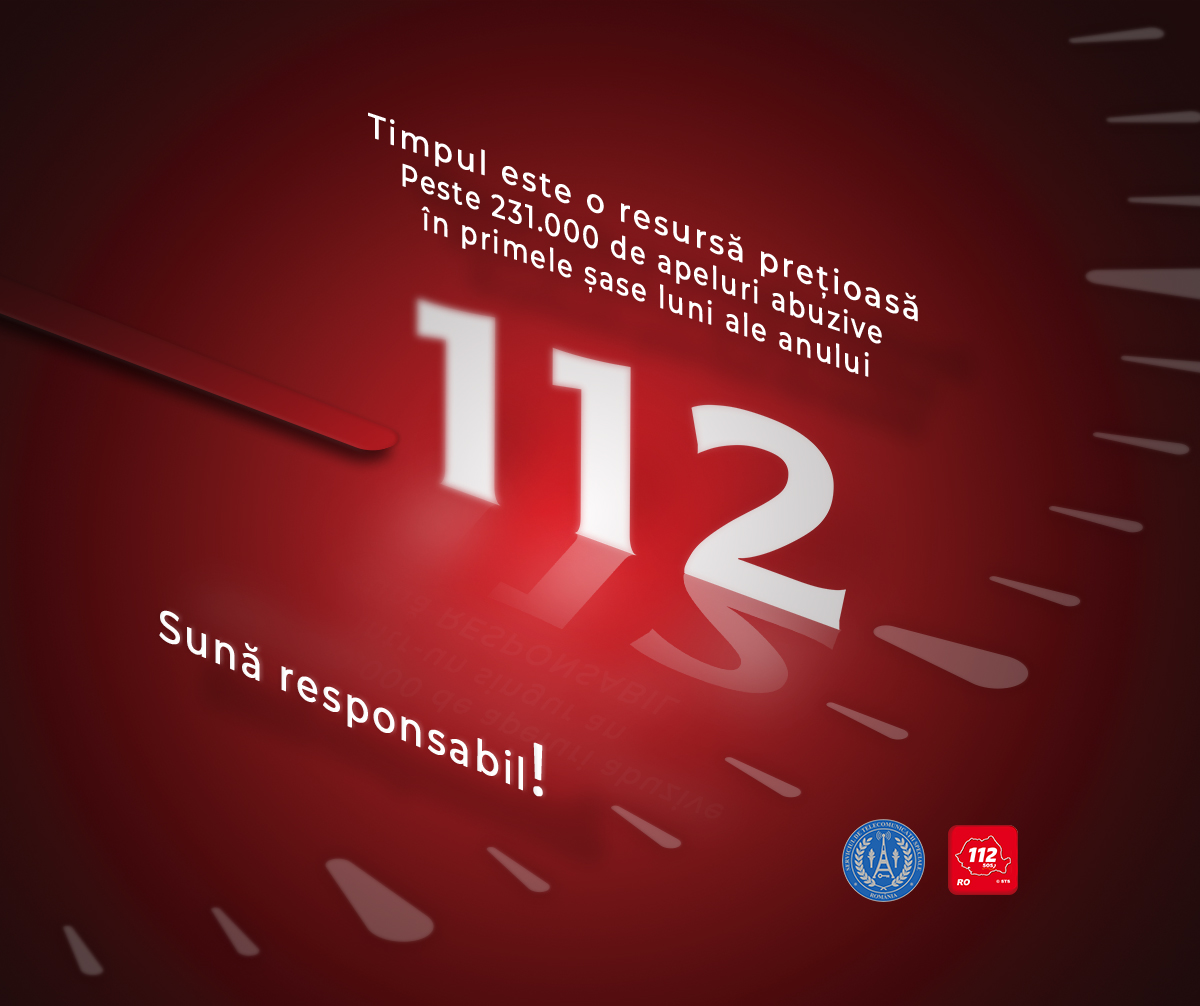 Adulții sună abuziv la 112, mai mult decât copiii
