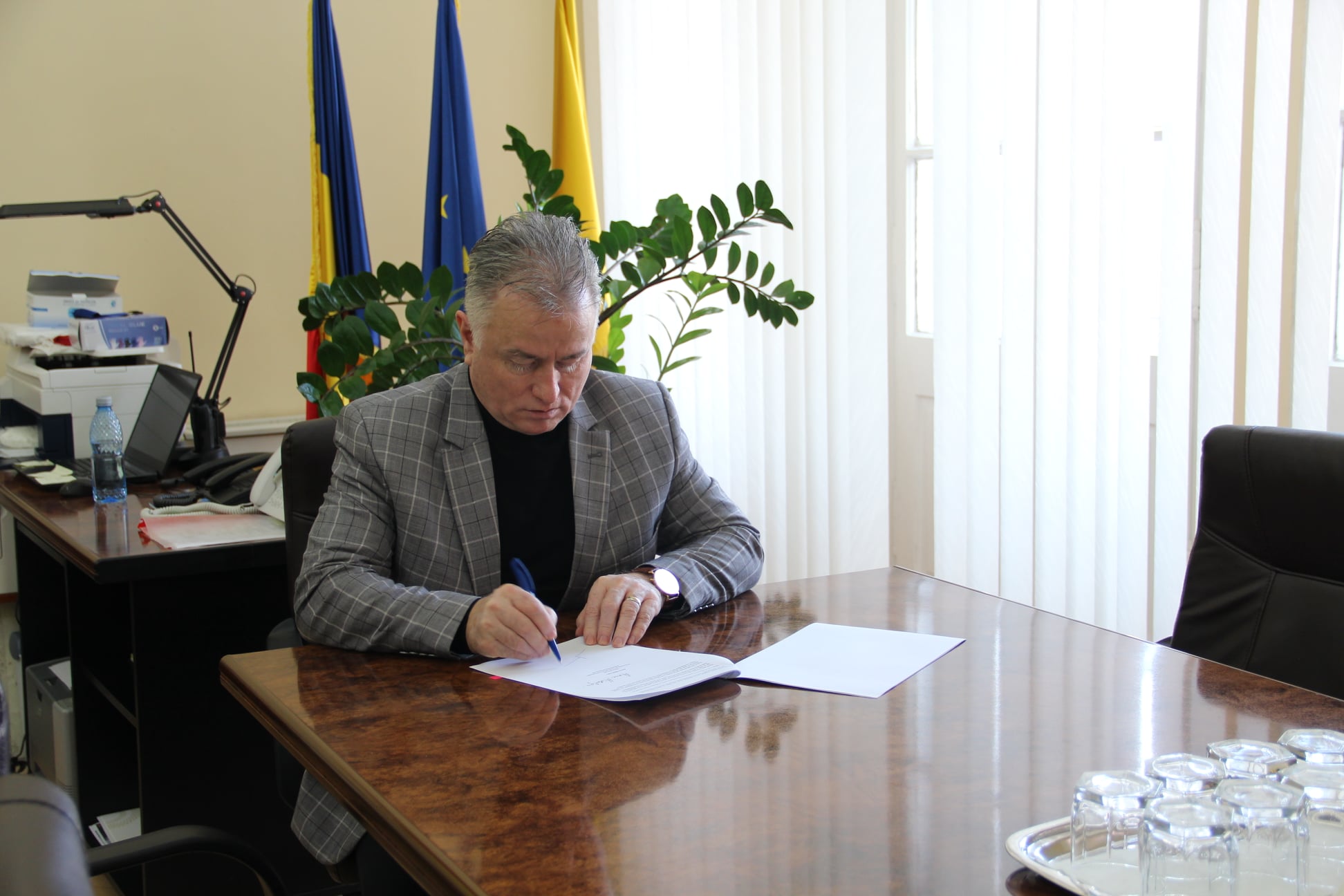 Ionel Ciunt a semnat Declarația de la Paris