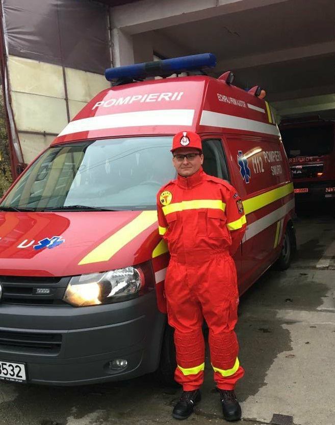 Un teolog, voluntar în cadrul SMURD Șimleu Silvaniei