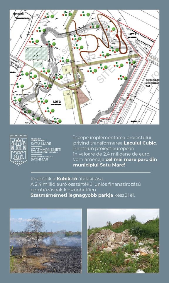 Începe implementarea proiectului privind transformarea Lacului Cubic