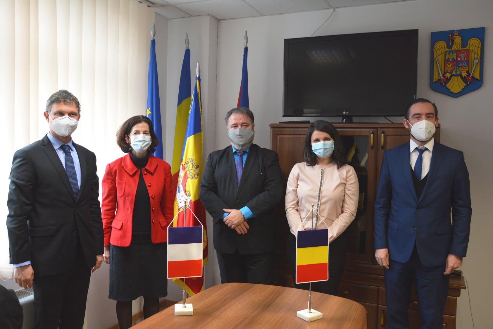 Noua ambasadoare a Franței în România, în vizită la Consiliul Județean Cluj