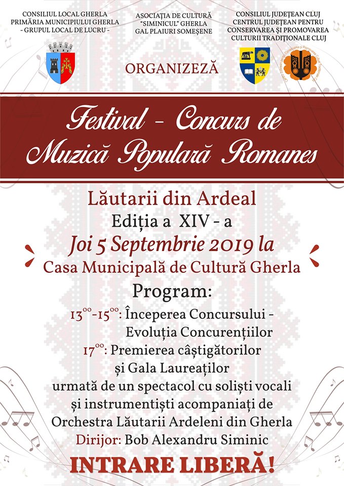 Festivalul-concurs de muzică romanes „Lăutarii ardeleni”, la Gherla
