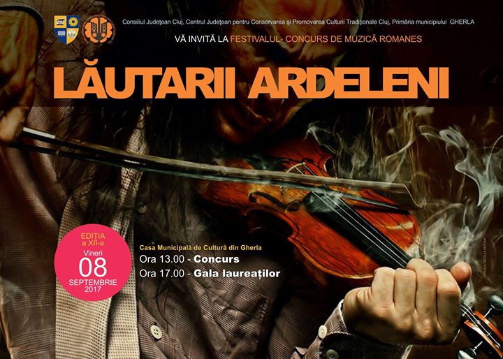 Festivalul Concurs de muzică rromanes „Lăutarii ardeleni” (Gherla, 8 septembrie)