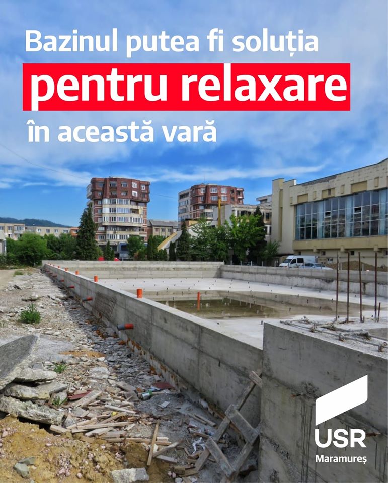 Bazinul olimpic descoperit și Puterea politico-administrativă locală ”acoperită” doar cu promisiuni și minciuni