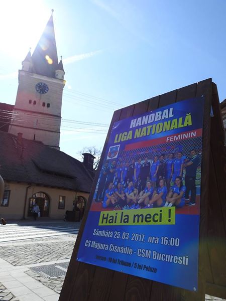 CS Măgura Cisnădie joacă pe teren propriu cu CSM București