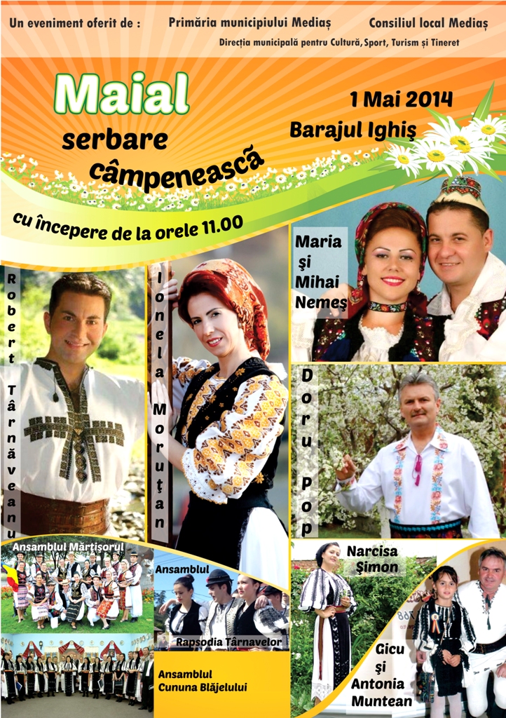 “Maial–serbare câmpenească”, de 1 Mai la Mediaș