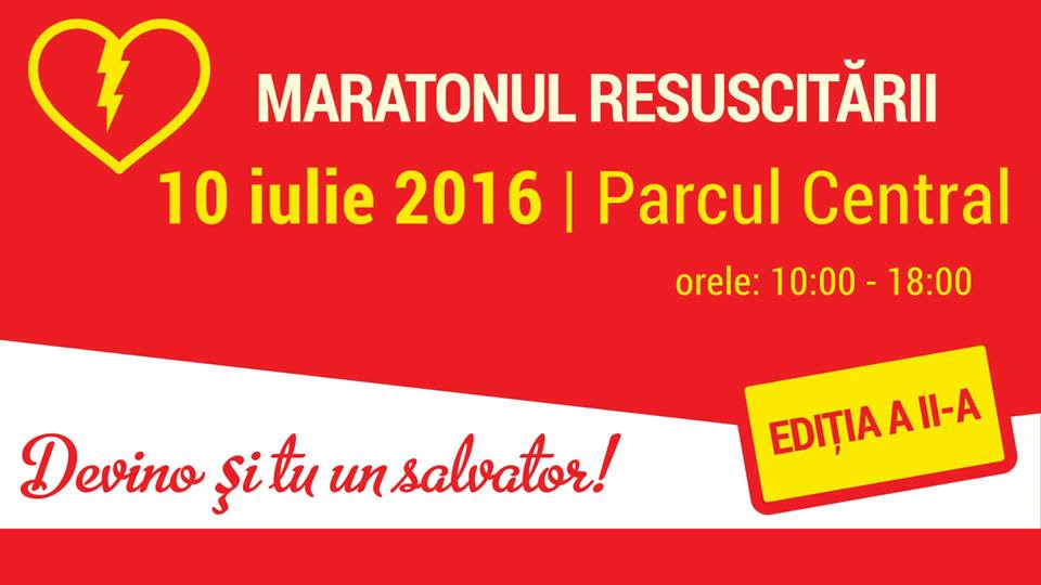 Cluj Napoca: Maratonul Resuscitării se va desfășura în data de 10 iulie în Parcul Central